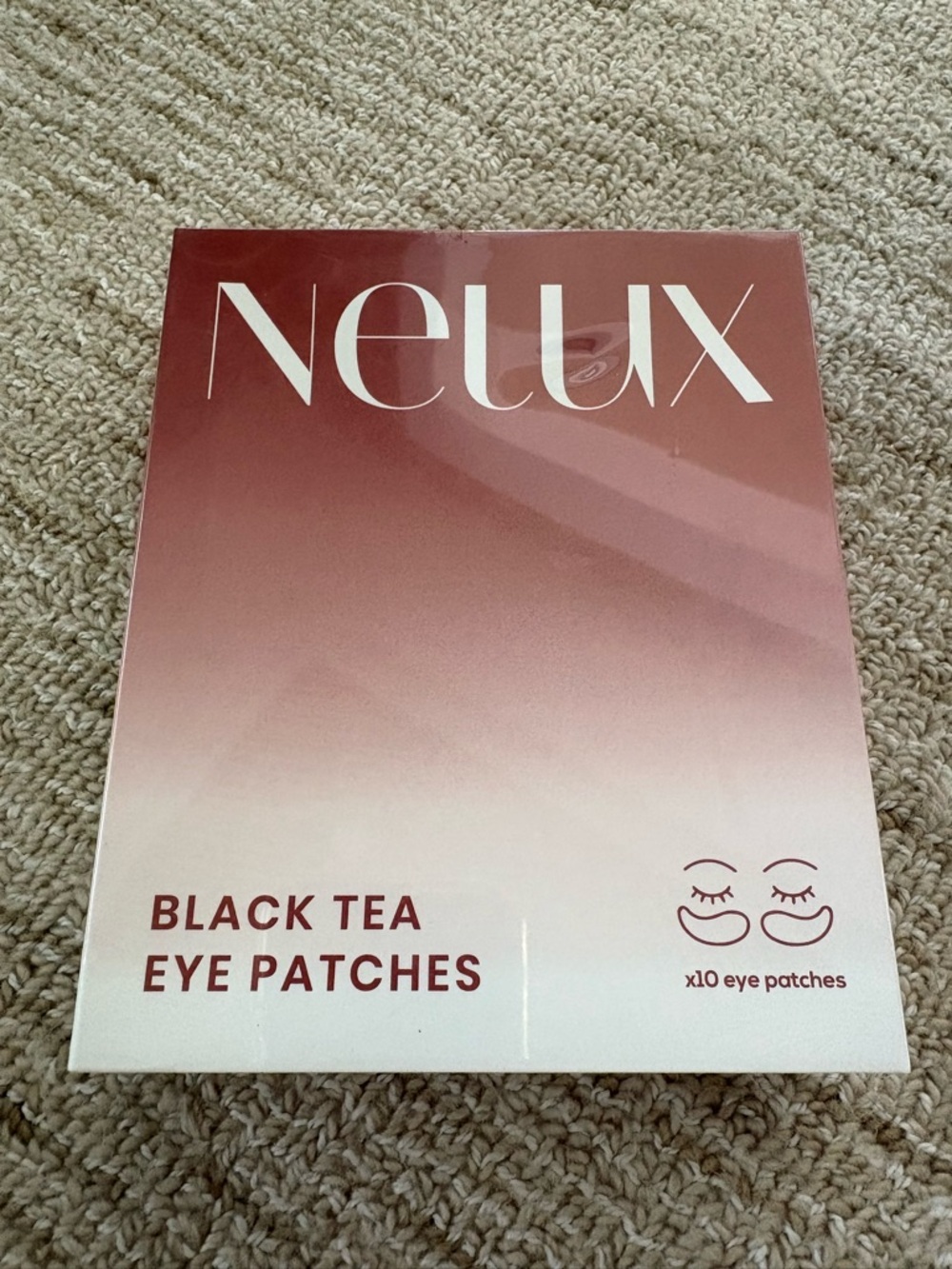 Black Tea Eye Patches – Hydrating Pink Eye Mask (10 Pairs)